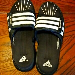 Adidas mens fit foam slides sz.14